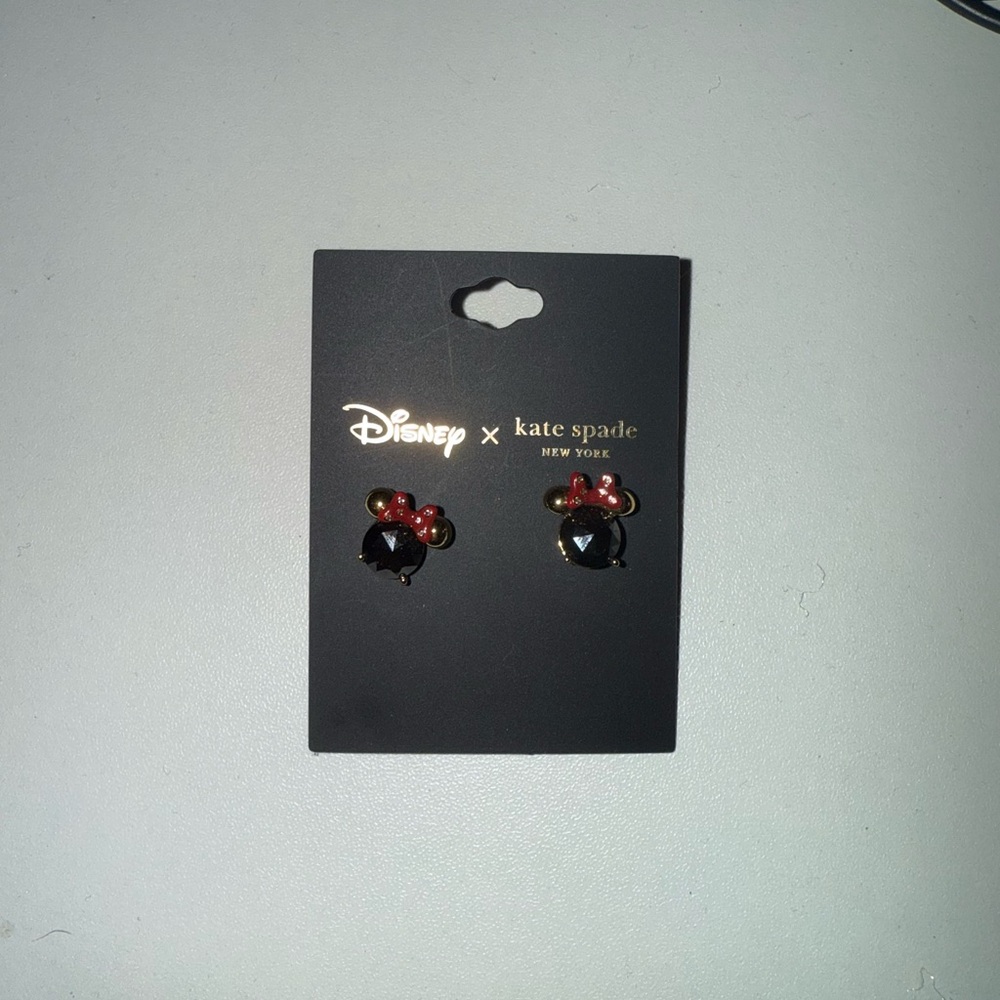 Disney Gold and Black Stud Earrings